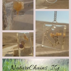 Handmade Jewellery with Real Plants